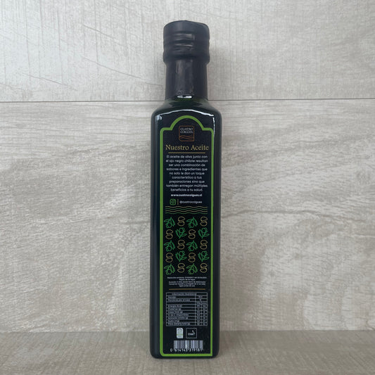 Aceite de oliva emulsionado con extracto de ajo negro