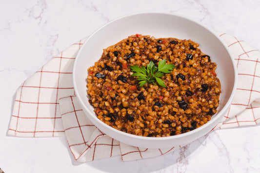 Cremoso de Mote y Ajo Negro Chilote