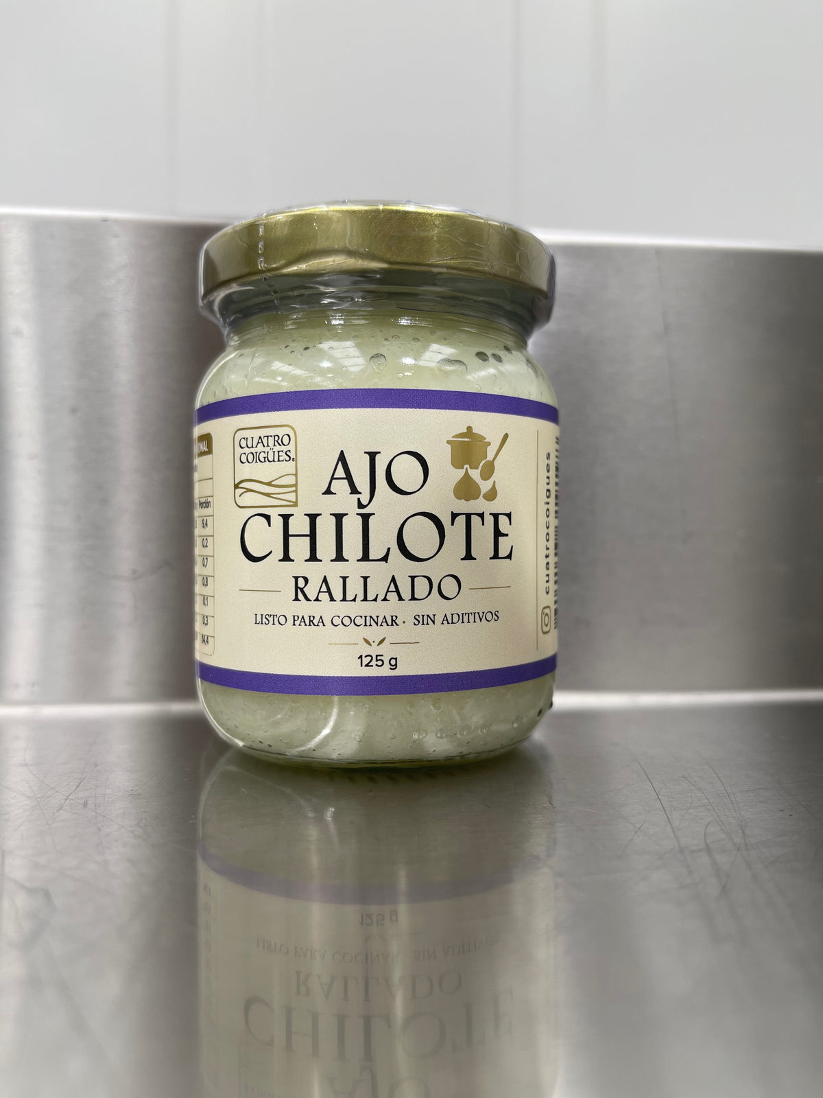 Ajo Chilote Blanco Rallado