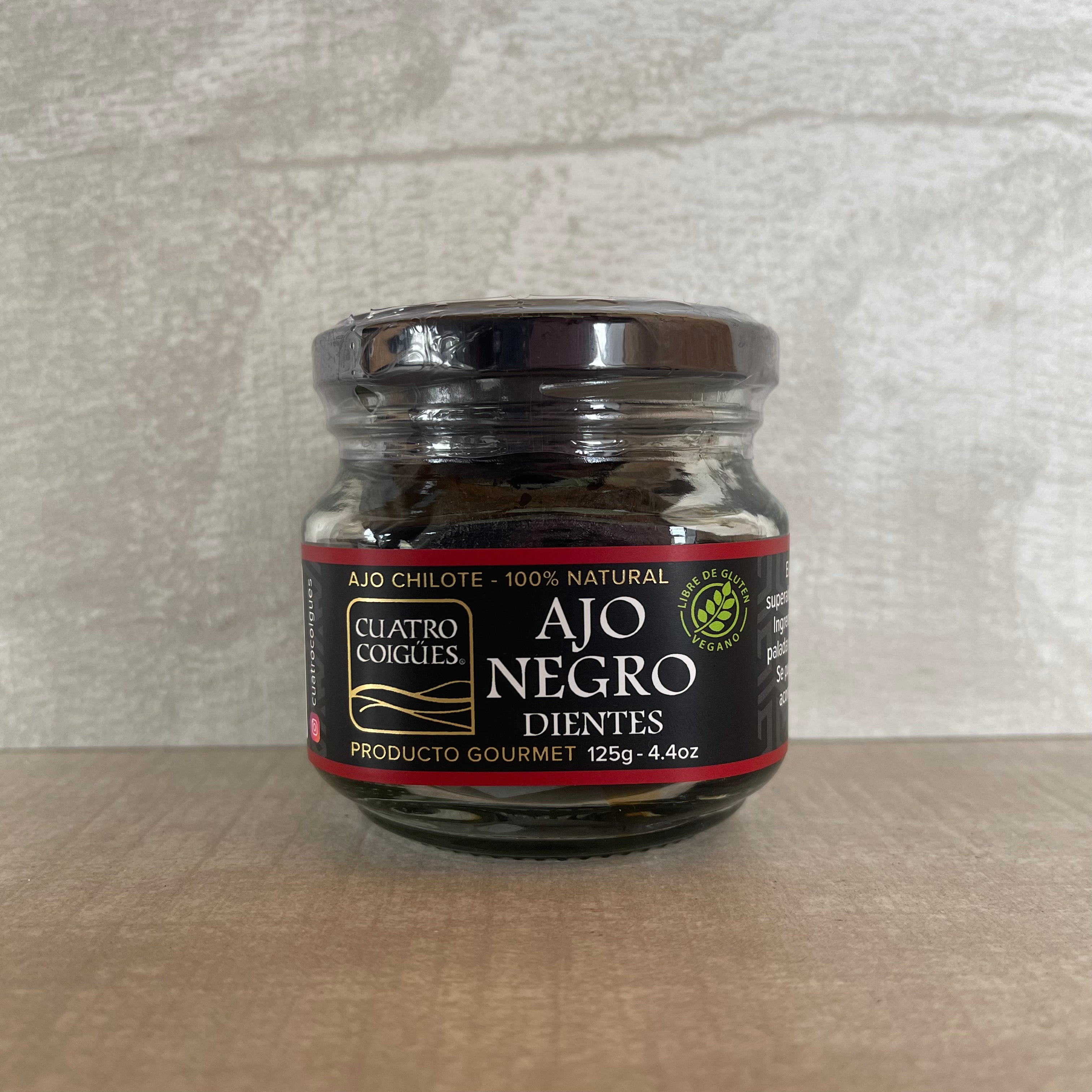 Dientes pelados de ajo negro 125gr